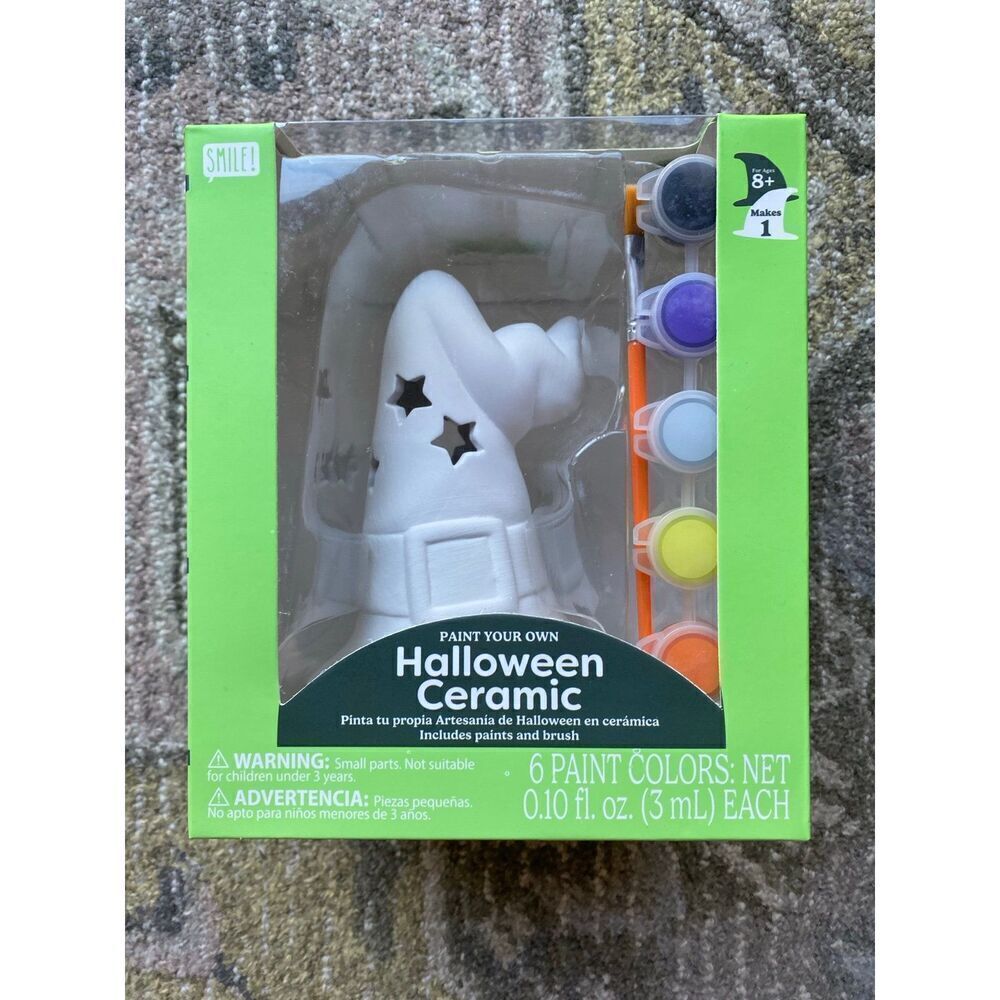 Smile Paint your own Halloween Witch Hat